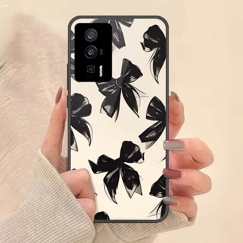 Xiaomi Redmi K60 Pro Cover - ONation Bow Series - HQ Ultra Shine Premium Infinity Glass Soft Silicon Borders Case