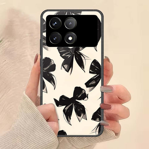 Xiaomi Poco F6 Pro Cover - ONation Bow Series - HQ Ultra Shine Premium Infinity Glass Soft Silicon Borders Case