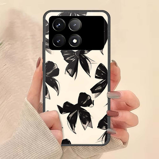 Xiaomi Poco X6 Pro Cover - ONation Bow Series - HQ Ultra Shine Premium Infinity Glass Soft Silicon Borders Case