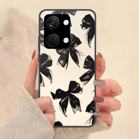 OnePlus Nord 3 Cover - ONation Bow Series - HQ Ultra Shine Premium Infinity Glass Soft Silicon Borders Case