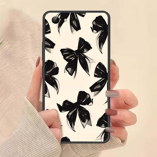 Vivo Y81 Cover - ONation Bow Series - HQ Ultra Shine Premium Infinity Glass Soft Silicon Borders Case