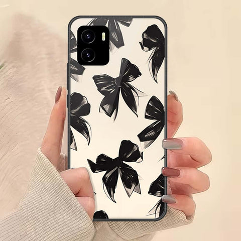 Vivo Y10 Cover - ONation Bow Series - HQ Ultra Shine Premium Infinity Glass Soft Silicon Borders Case