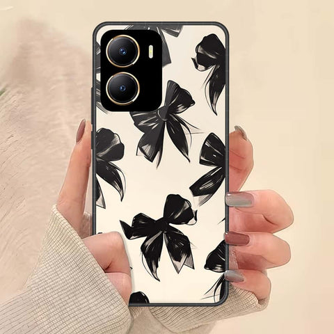 Vivo iQOOZ7i Cover - ONation Bow Series - HQ Ultra Shine Premium Infinity Glass Soft Silicon Borders Case