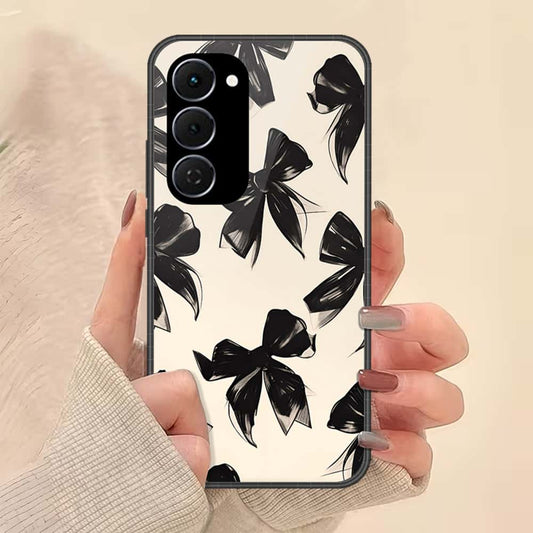 Tecno Spark 40 Pro Plus Cover - ONation Bow Series - HQ Ultra Shine Premium Infinity Glass Soft Silicon Borders Case