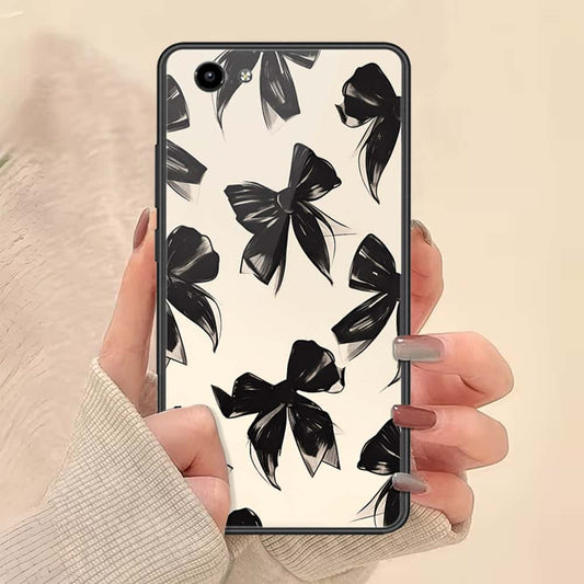 Vivo Y71 Cover - ONation Bow Series - HQ Ultra Shine Premium Infinity Glass Soft Silicon Borders Case