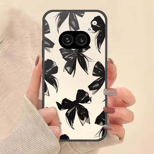 Nothing Phone 2a Cover - ONation Bow Series - HQ Ultra Shine Premium Infinity Glass Soft Silicon Borders Case