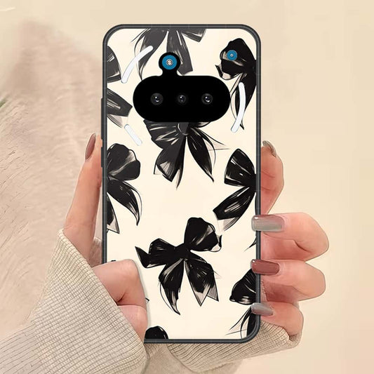 Nothing Phone 3a Cover - ONation Bow Series - HQ Ultra Shine Premium Infinity Glass Soft Silicon Borders Case