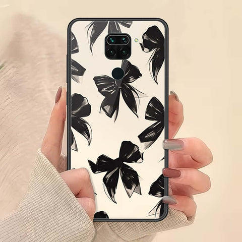 Xiaomi Redmi Note 9 Cover - ONation Bow Series - HQ Ultra Shine Premium Infinity Glass Soft Silicon Borders Case