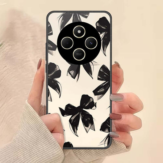 Xiaomi Redmi A3 Pro Cover - ONation Bow Series - HQ Ultra Shine Premium Infinity Glass Soft Silicon Borders Case