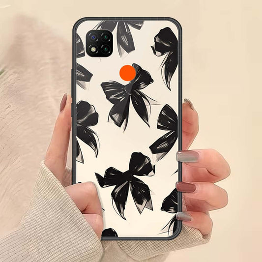 Xiaomi Poco C31 Cover - ONation Bow Series - HQ Ultra Shine Premium Infinity Glass Soft Silicon Borders Case