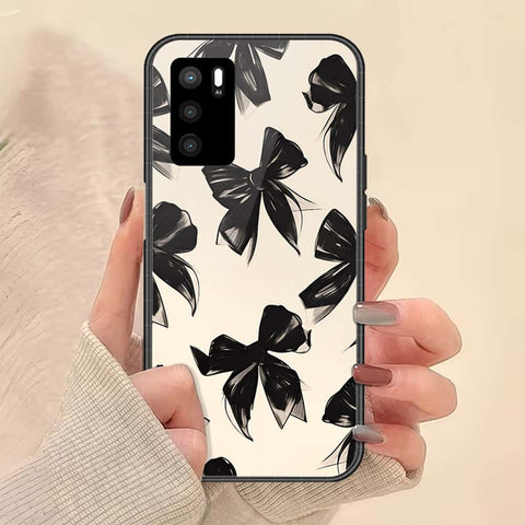 Oppo A54s Cover - ONation Bow Series - HQ Ultra Shine Premium Infinity Glass Soft Silicon Borders Case