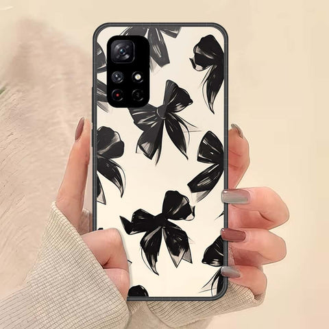 Xiaomi Poco M4 Pro 5G Cover - ONation Bow Series - HQ Ultra Shine Premium Infinity Glass Soft Silicon Borders Case