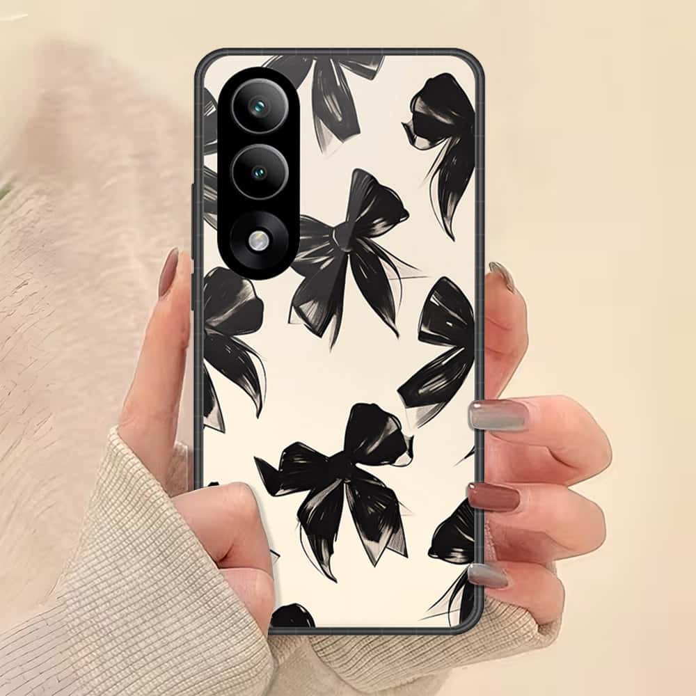 OnePlus Nord 5 Cover - ONation Bow Series - HQ Ultra Shine Premium Infinity Glass Soft Silicon Borders Case