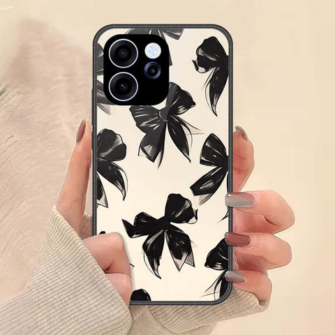 Oppo Reno 15F Cover - ONation Bow Series - HQ Ultra Shine Premium Infinity Glass Soft Silicon Borders Case