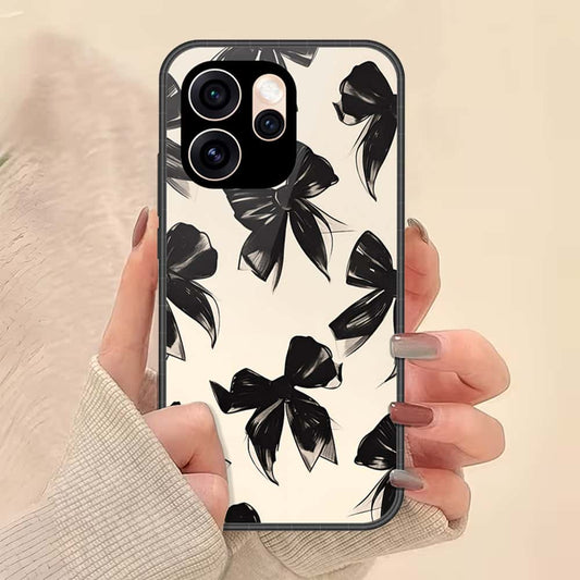 Oppo Reno 15 China Cover - ONation Bow Series - HQ Ultra Shine Premium Infinity Glass Soft Silicon Borders Case