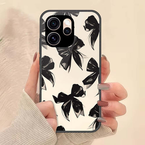 Oppo Reno 15 Pro Cover - ONation Bow Series - HQ Ultra Shine Premium Infinity Glass Soft Silicon Borders Case