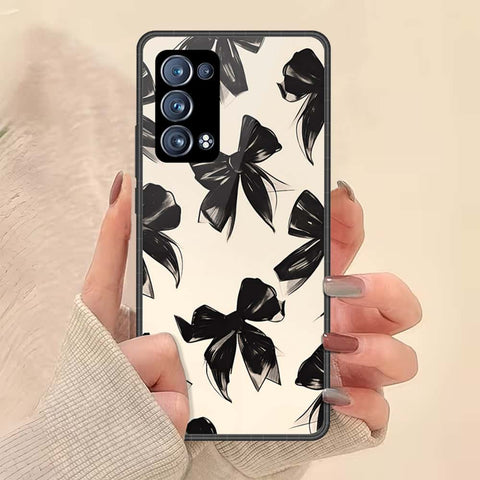 Oppo Reno 6 Pro Plus Cover - ONation Bow Series - HQ Ultra Shine Premium Infinity Glass Soft Silicon Borders Case