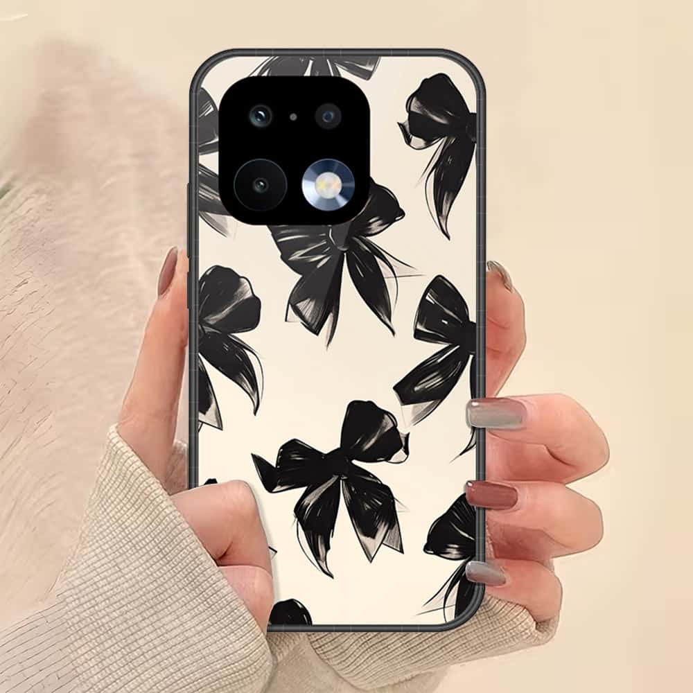 Realme 16 Pro Cover - ONation Bow Series - HQ Ultra Shine Premium Infinity Glass Soft Silicon Borders Case