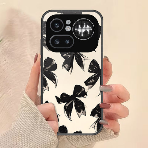 Nothing Phone 4a Pro Cover - ONation Bow Series - HQ Ultra Shine Premium Infinity Glass Soft Silicon Borders Case