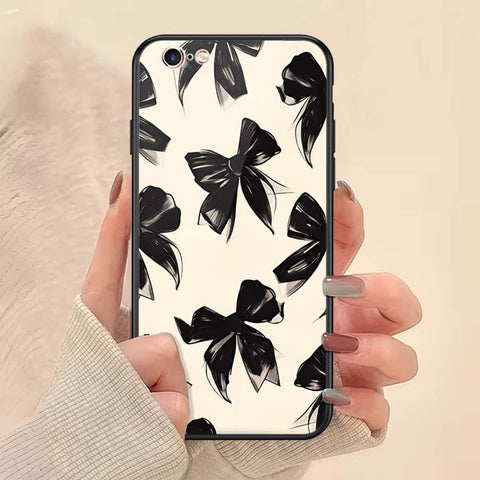 iPhone 6S / 6 Cover - ONation Bow Series - HQ Ultra Shine Premium Infinity Glass Soft Silicon Borders Case