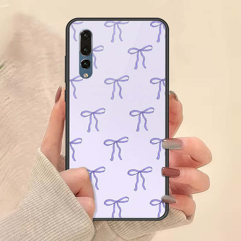 Huawei P20 Pro Cover - ONation Bow Series - HQ Ultra Shine Premium Infinity Glass Soft Silicon Borders Case