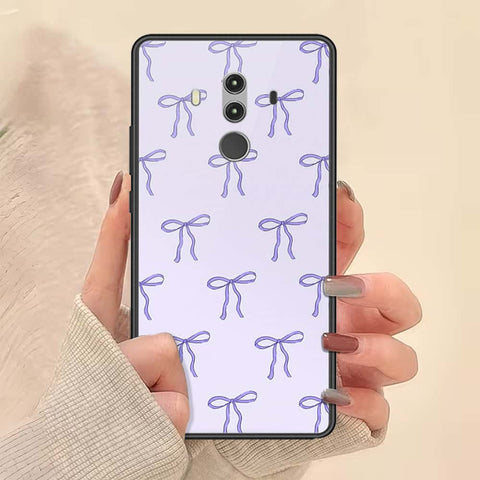 Huawei Mate 10 Pro Cover - ONation Bow Series - HQ Ultra Shine Premium Infinity Glass Soft Silicon Borders Case