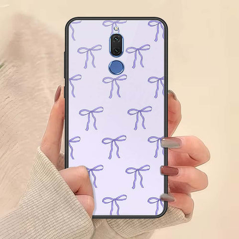 Huawei Mate 10 Lite Cover - ONation Bow Series - HQ Ultra Shine Premium Infinity Glass Soft Silicon Borders Case