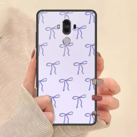 Huawei Mate 9 Cover - ONation Bow Series - HQ Ultra Shine Premium Infinity Glass Soft Silicon Borders Case