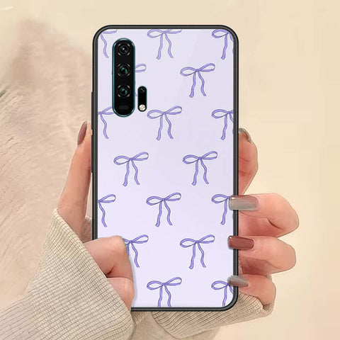 Honor 20 Pro Cover - ONation Bow Series - HQ Ultra Shine Premium Infinity Glass Soft Silicon Borders Case