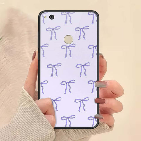 Huawei Honor 8 Lite Cover - ONation Bow Series - HQ Ultra Shine Premium Infinity Glass Soft Silicon Borders Case