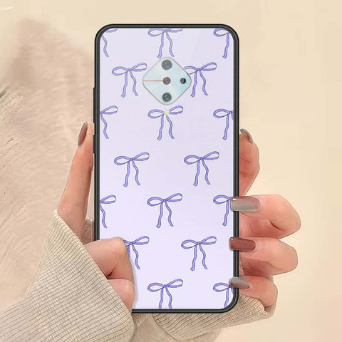 Vivo S1 Pro Cover - ONation Bow Series - HQ Ultra Shine Premium Infinity Glass Soft Silicon Borders Case