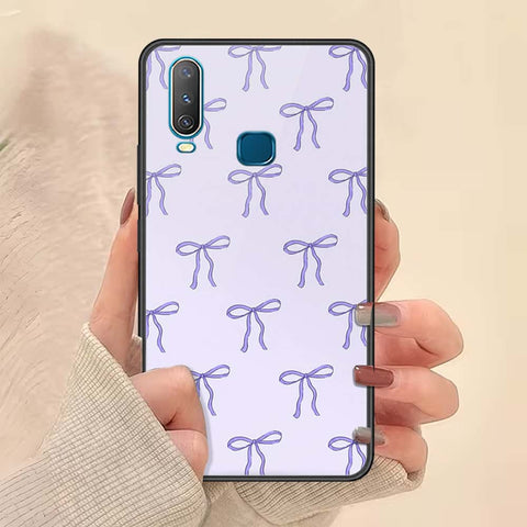 Vivo Y15 Cover - ONation Bow Series - HQ Ultra Shine Premium Infinity Glass Soft Silicon Borders Case
