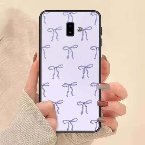 Samsung Galaxy J6 Prime Cover - ONation Bow Series - HQ Ultra Shine Premium Infinity Glass Soft Silicon Borders Case