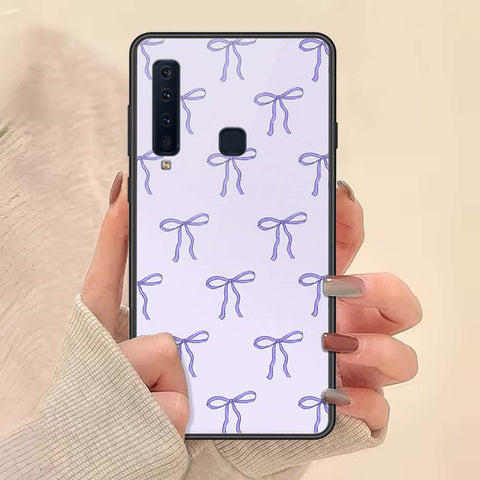 Samsung Galaxy A9s Cover - ONation Bow Series - HQ Ultra Shine Premium Infinity Glass Soft Silicon Borders Case