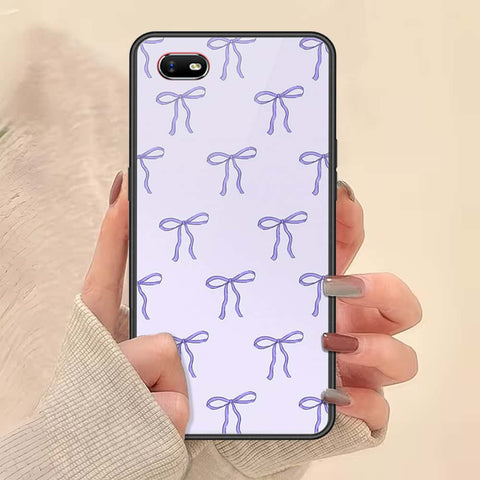 Oppo A1k Cover - ONation Bow Series - HQ Ultra Shine Premium Infinity Glass Soft Silicon Borders Case