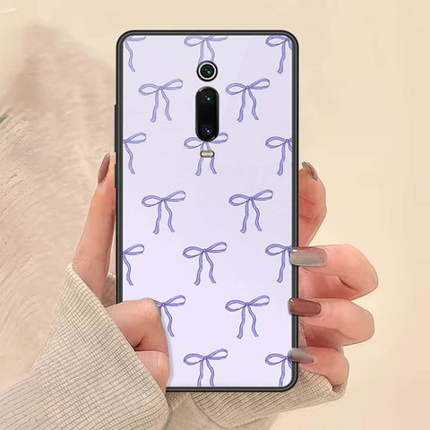 Xiaomi Mi 9T Cover - ONation Bow Series - HQ Ultra Shine Premium Infinity Glass Soft Silicon Borders Case