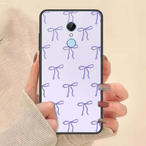 Xiaomi Redmi Note 5 / Redmi 5 Plus Cover - ONation Bow Series - HQ Ultra Shine Premium Infinity Glass Soft Silicon Borders Case