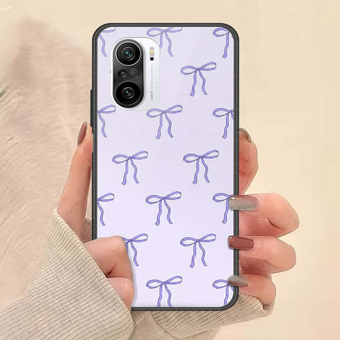 Xiaomi Redmi K40 Pro Plus Cover - ONation Bow Series - HQ Ultra Shine Premium Infinity Glass Soft Silicon Borders Case