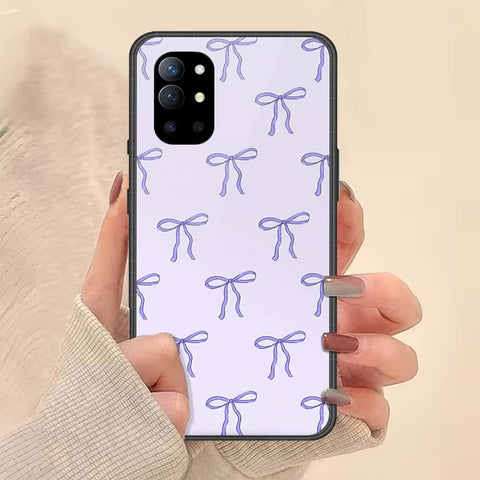 OnePlus 9R Cover - ONation Bow Series - HQ Ultra Shine Premium Infinity Glass Soft Silicon Borders Case