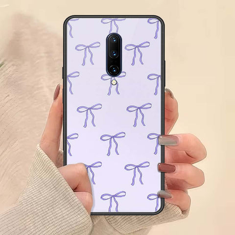 OnePlus 7 Pro Cover - ONation Bow Series - HQ Ultra Shine Premium Infinity Glass Soft Silicon Borders Case