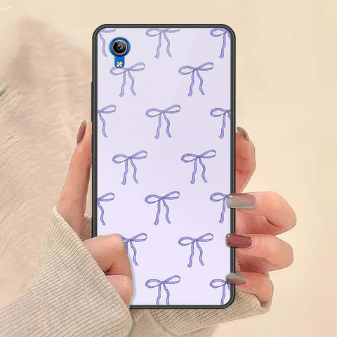 Vivo Y91C Cover - ONation Bow Series - HQ Ultra Shine Premium Infinity Glass Soft Silicon Borders Case
