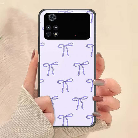 Xiaomi Poco M4 Pro Cover - ONation Bow Series - HQ Ultra Shine Premium Infinity Glass Soft Silicon Borders Case