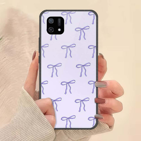 Oppo A16e Cover - ONation Bow Series - HQ Ultra Shine Premium Infinity Glass Soft Silicon Borders Case