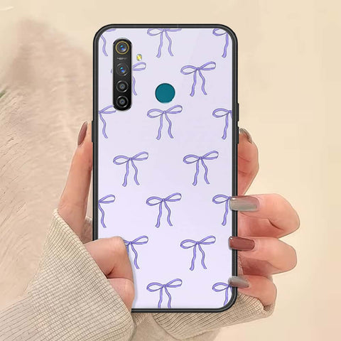 Realme 5 Pro Cover - ONation Bow Series - HQ Ultra Shine Premium Infinity Glass Soft Silicon Borders Case