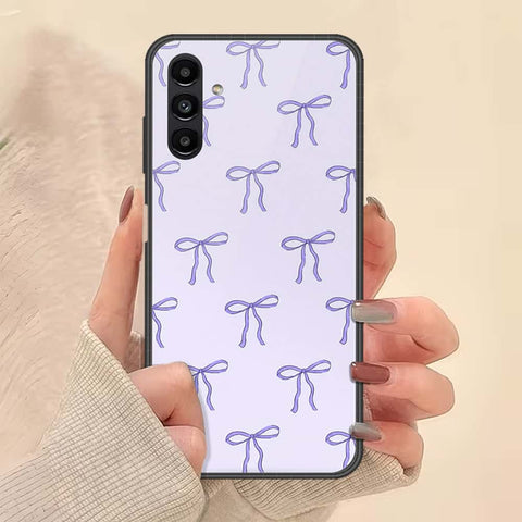 Samsung Galaxy A04s Cover - ONation Bow Series - HQ Ultra Shine Premium Infinity Glass Soft Silicon Borders Case