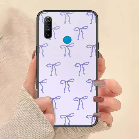 Realme C3 Cover - ONation Bow Series - HQ Ultra Shine Premium Infinity Glass Soft Silicon Borders Case