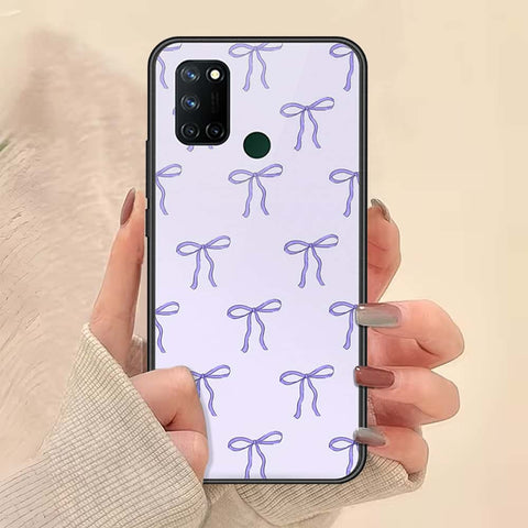 Realme C17 Cover - ONation Bow Series - HQ Ultra Shine Premium Infinity Glass Soft Silicon Borders Case