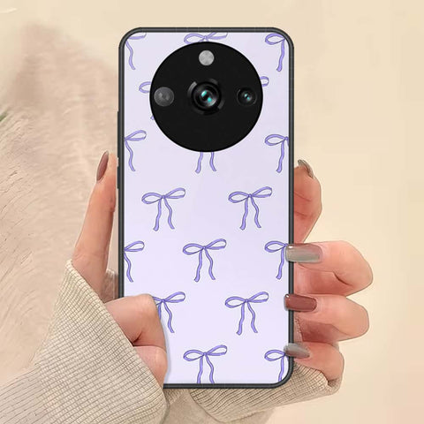 Realme 11 Pro Cover - ONation Bow Series - HQ Ultra Shine Premium Infinity Glass Soft Silicon Borders Case