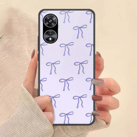 Oppo A97 5G Cover - ONation Bow Series - HQ Ultra Shine Premium Infinity Glass Soft Silicon Borders Case