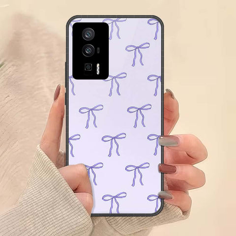 Xiaomi Redmi K60 Pro Cover - ONation Bow Series - HQ Ultra Shine Premium Infinity Glass Soft Silicon Borders Case